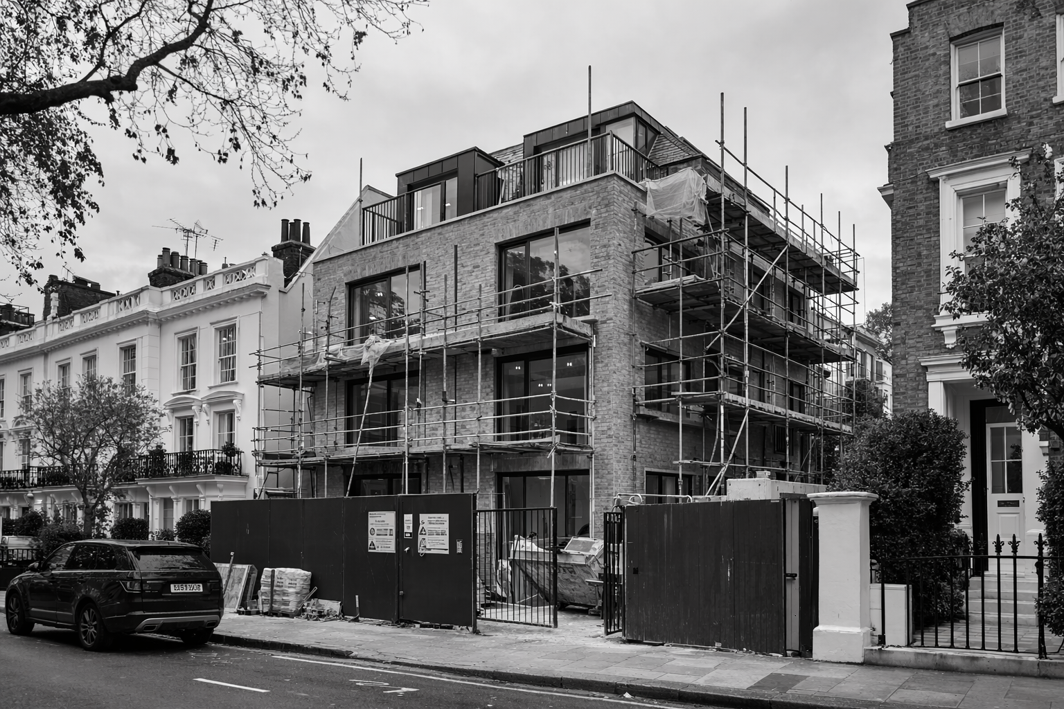 London development under construction — Development Finance