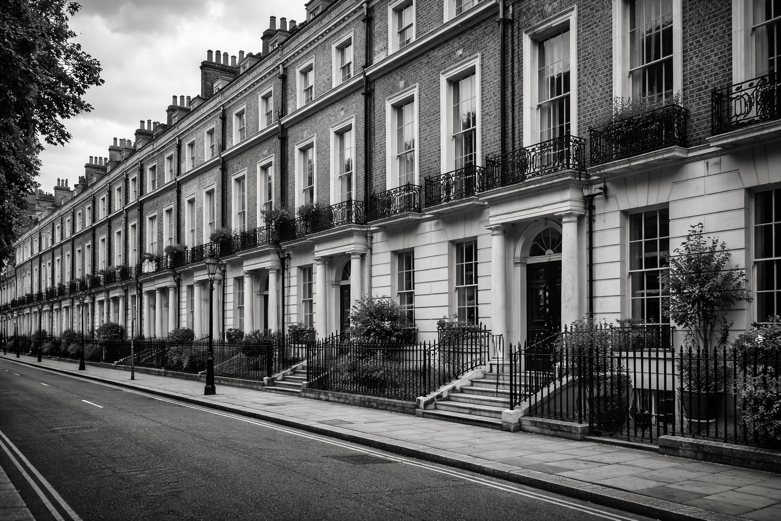 London Georgian terrace row — Portfolio Buy-to-Let